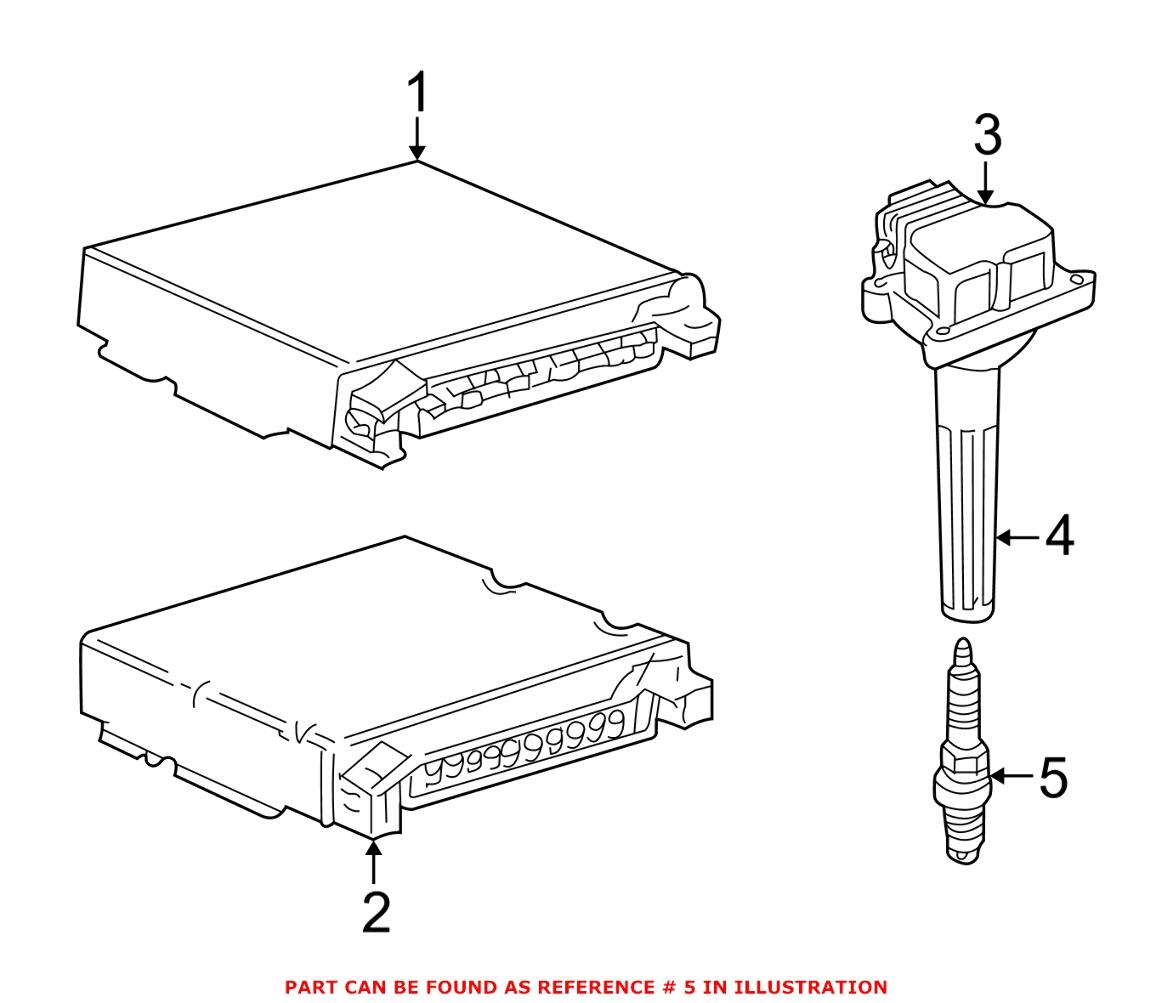 BMW Spark Plug 12129064617